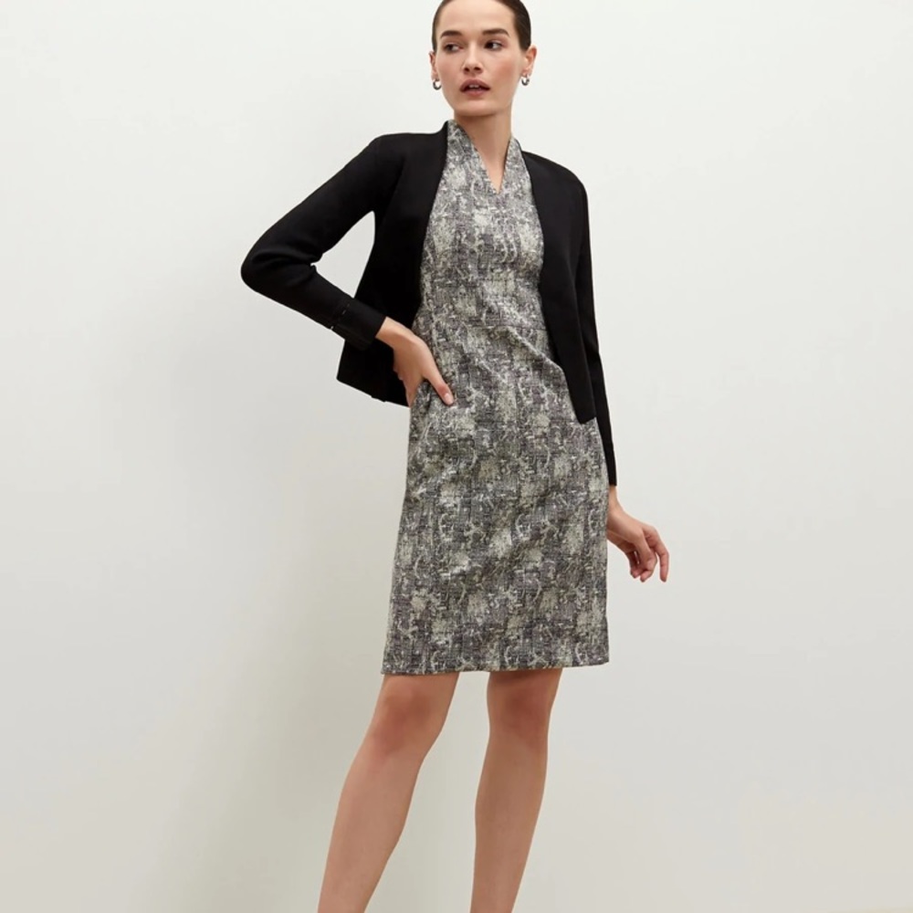 MM LaFleur Aditi Dress in Crackle pattern Size 16